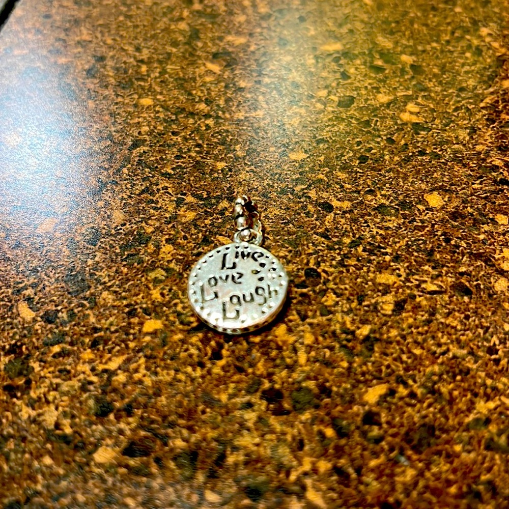 Live, Love, Laugh charm for bracelet or necklace